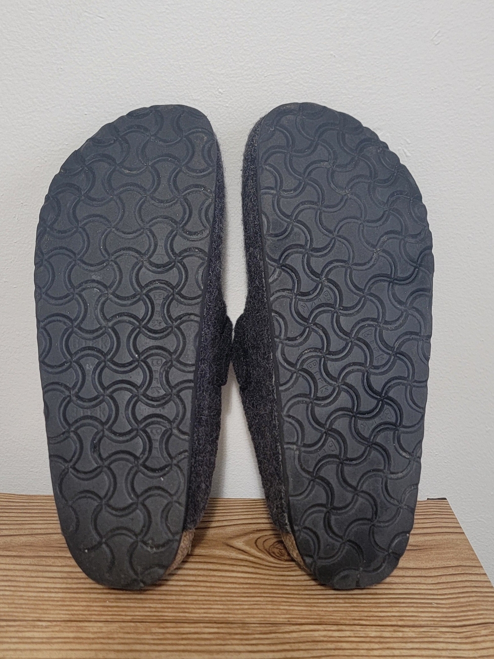 Birkenstock Boston Wool Felt Clogs Gray EU 39 - Picture 6 of 8